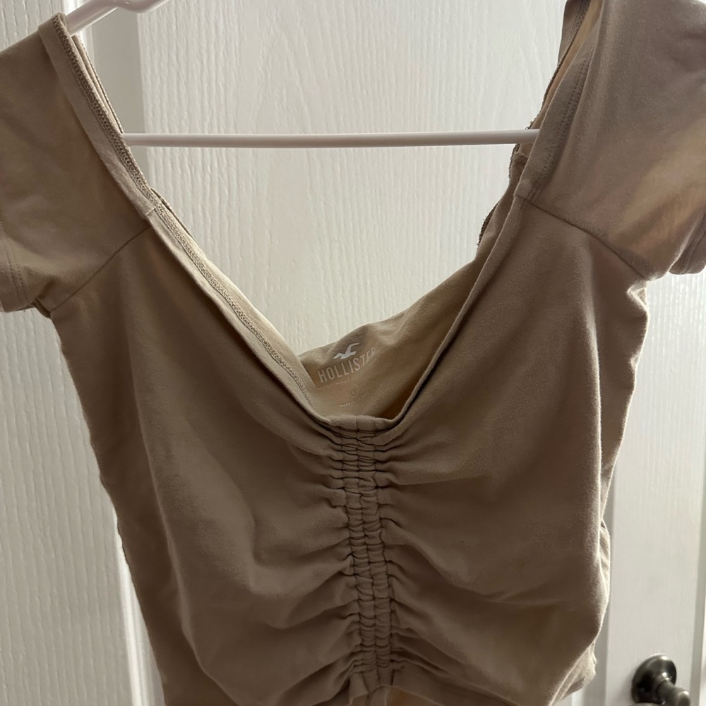 Hollister off the shoulder  crop Top